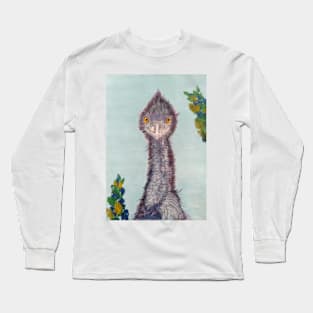 Emu native Australian animal Long Sleeve T-Shirt